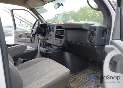 2013 GMC Savana 3500 Work Van from USA, damaged, VIN 1GTZ7TCAXD1161691